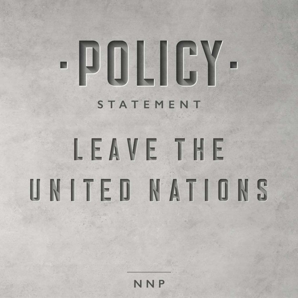 united nations policy new nation party